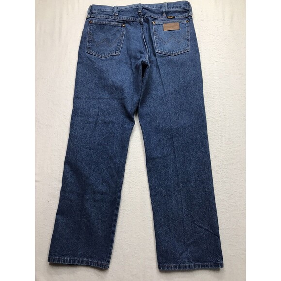 WRANGLER Jeans Men 34/30 (33x29 actual) 13MWZPW Cowboy Cut Relax Fit USA Made - Picture 2 of 16